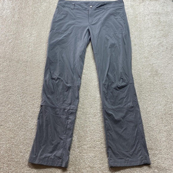 Columbia Pants Womens 12 Gray Omni-Shield Water Resistant Hiking Outdoor AL8761 - Picture 1 of 12